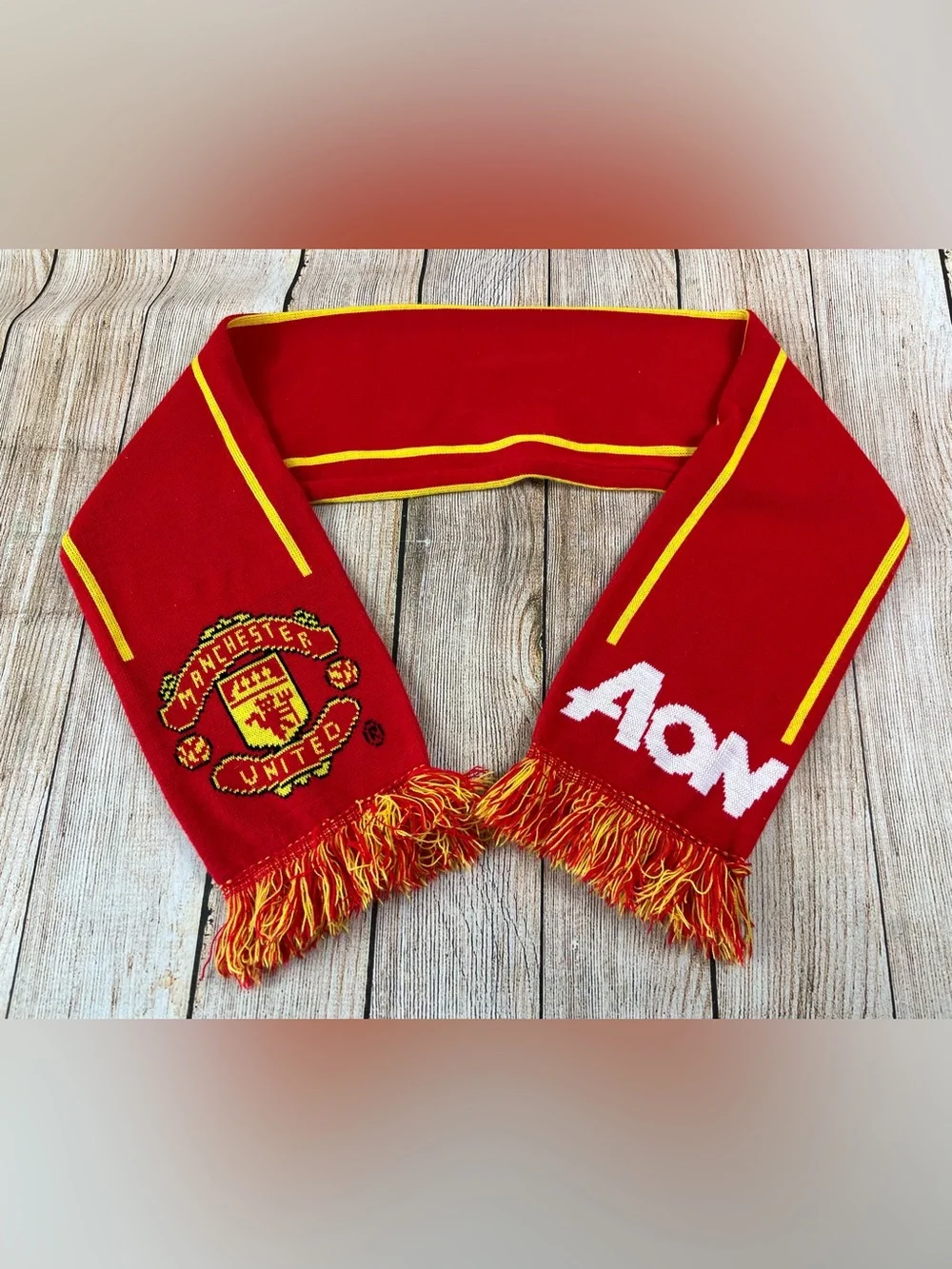 Manchester United Fan Official Merch Scarf Lightweight Soccer Banner
